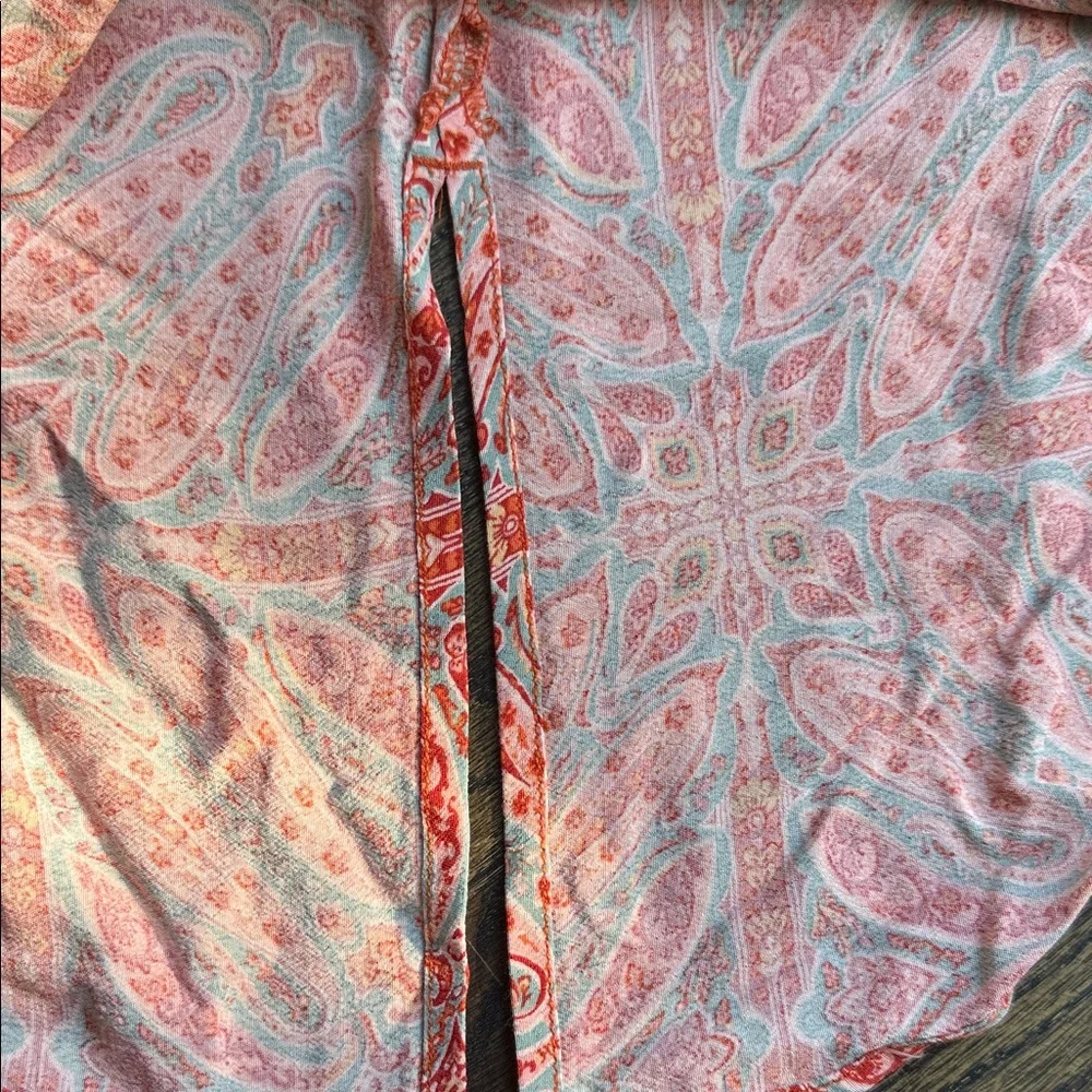 Sanctuary Red Paisley Sleeveless Blouse
